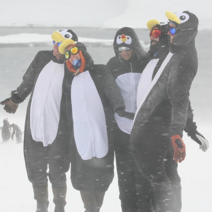Guests trying to fit in with the local wildlife