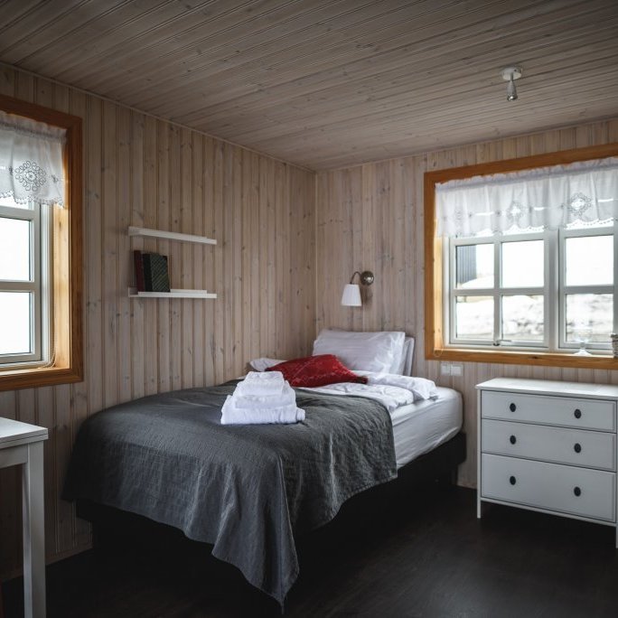 Downstairs floor of the guest cabins