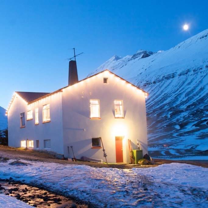 The main house. Meals are served here.