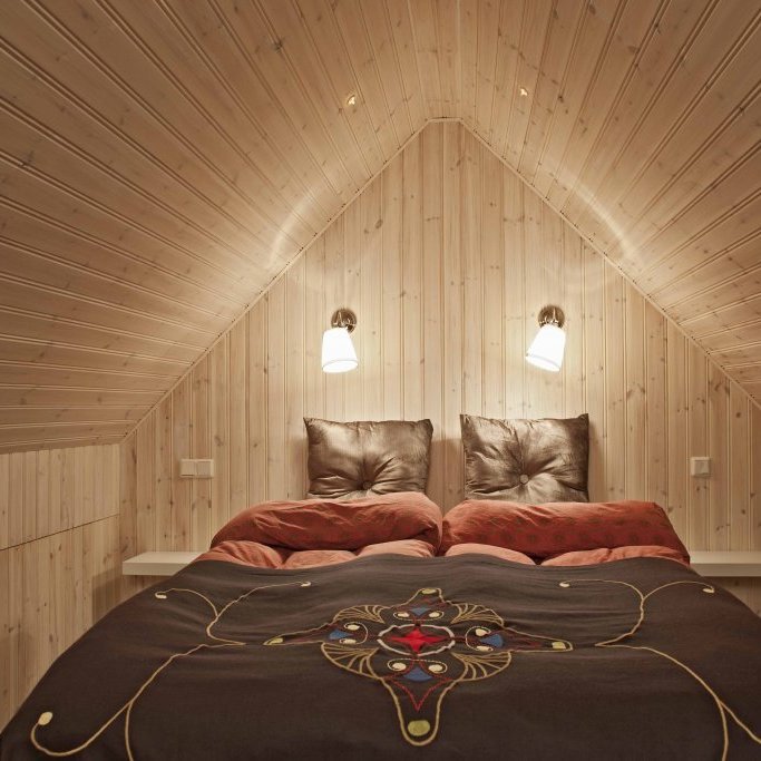 The upstairs loft of the cabins.