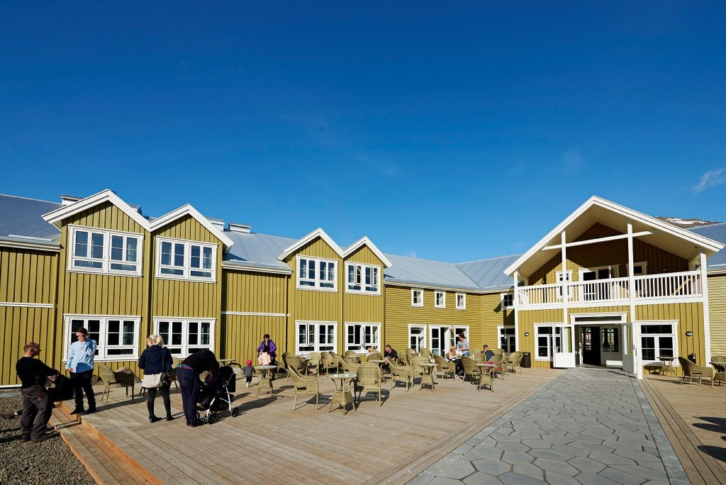 Siglo Hotel Exterior During Summer